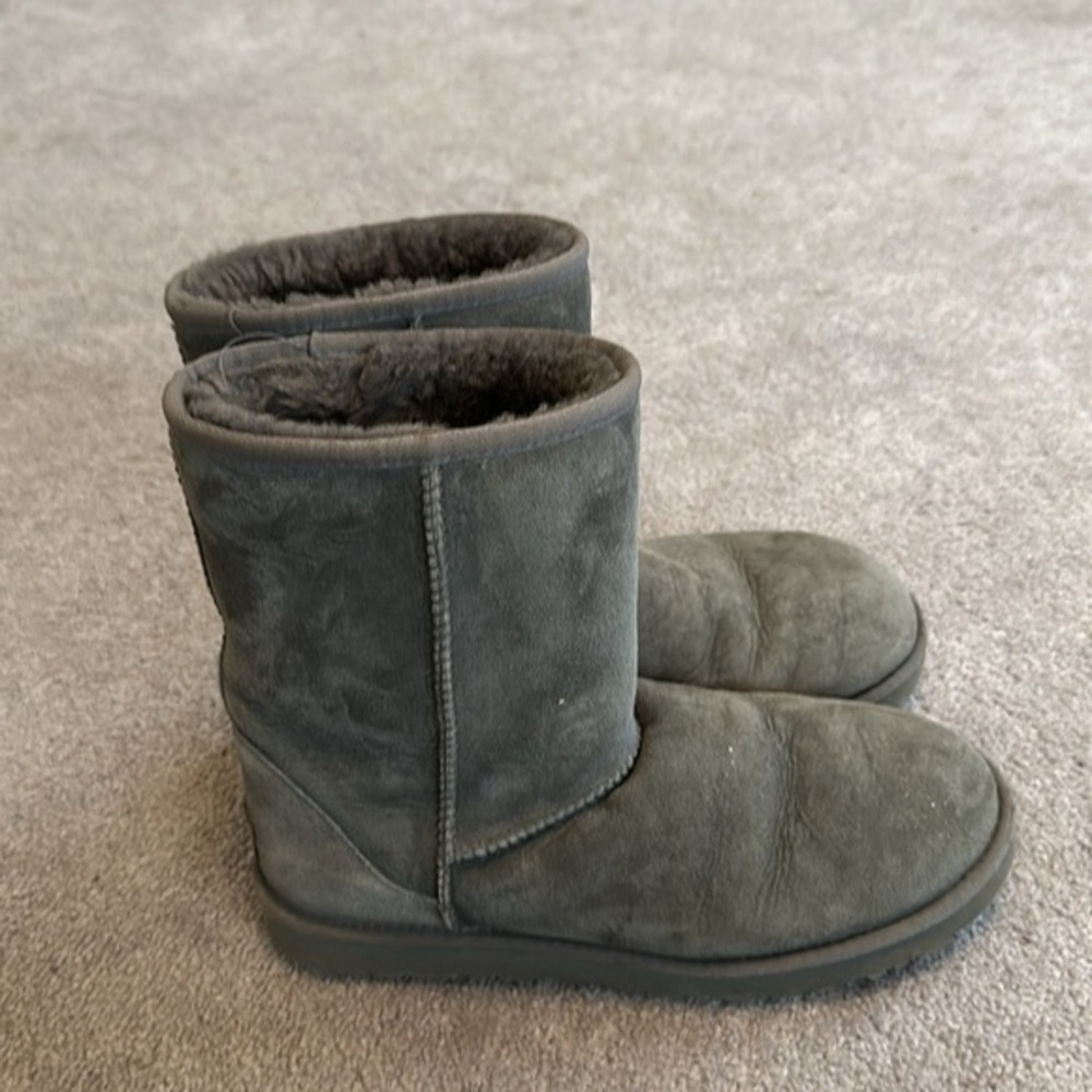 UGG Short Gray Authentic Soft Boots US11
